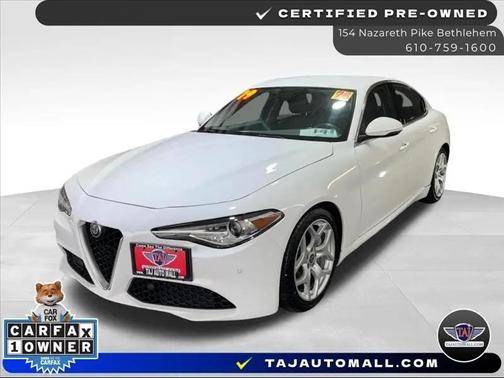 Alfa White 2019 Alfa Romeo Giulia Ti