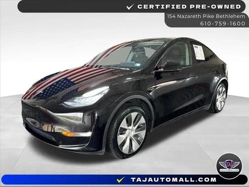 Solid Black 2021 Tesla Model Y Standard Range Rear-Wheel Drive