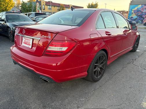 Red 2012 Mercedes-Benz C-Class C 300 4MATIC