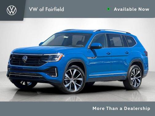 Mountain Lake Blue Metallic 2026 Volkswagen Atlas 2.0T SEL Premium R-Line 4MOTION