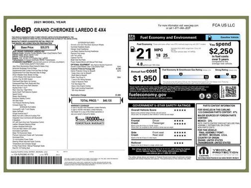 2021 Jeep Grand Cherokee Laredo