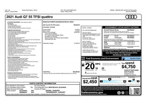 2021 Audi Q7 55 Premium Plus