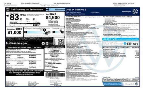 2025 Volkswagen ID. Buzz Pro S