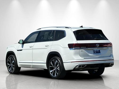 OPAL WHITE 2025 Volkswagen Atlas 2.0T SEL Premium R-Line 4MOTION