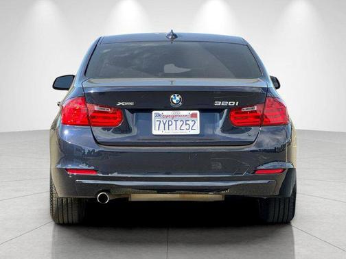 Blue 2014 BMW 320 i