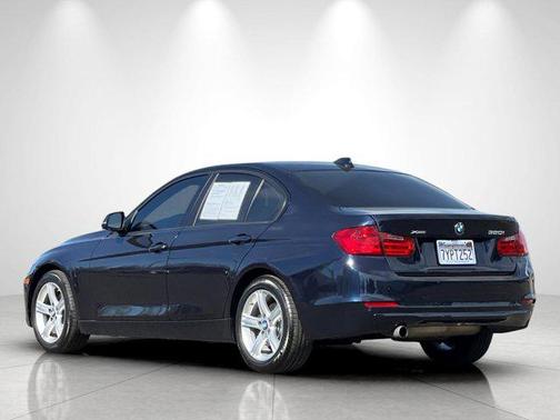 Blue 2014 BMW 320 i