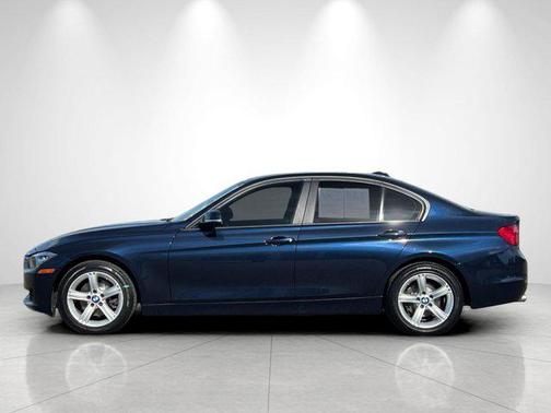 Blue 2014 BMW 320 i