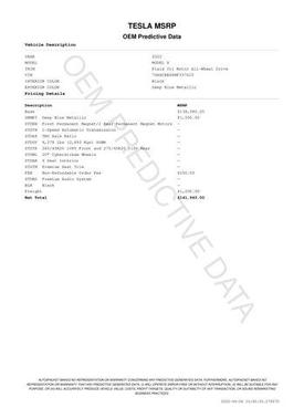 2022 Tesla Model X Plaid Tri Motor All-Wheel Drive