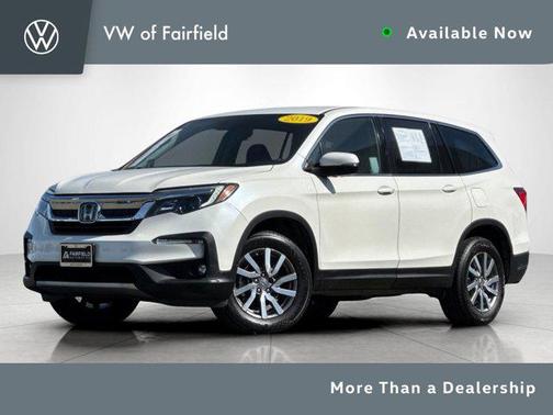 White Diamond Pearl 2019 Honda Pilot EX