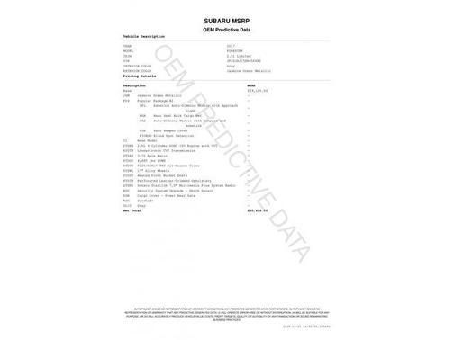 2017 Subaru Forester 2.5i Limited