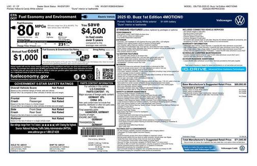 2025 Volkswagen ID. Buzz 1st Edition with 4MOTION