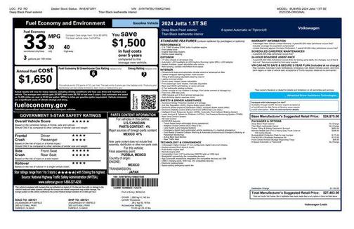 2024 Volkswagen Jetta 1.5T SE