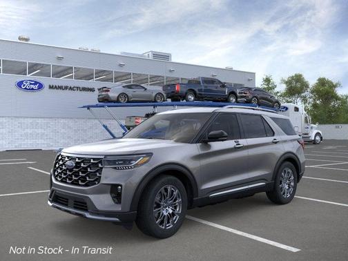 Carbonized Gray Metallic 2026 Ford Explorer Platinum