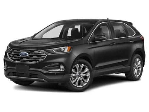 AGATE BLACK METALLIC 2021 Ford Edge Titanium