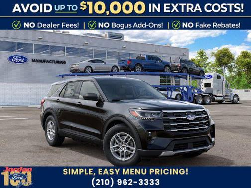 Agate Black Metallic 2027 Ford Explorer Active