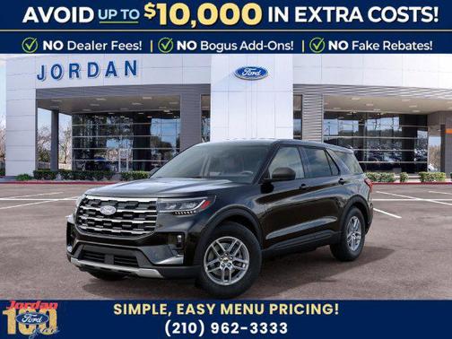 Agate Black Metallic 2027 Ford Explorer Active