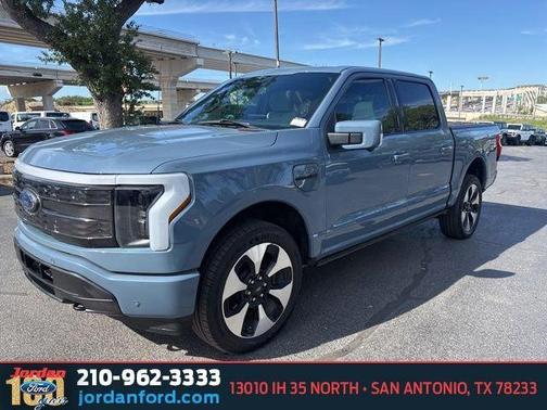AZURE GRAY METALLIC TRICOAT 2023 Ford F-150 Lightning Platinum