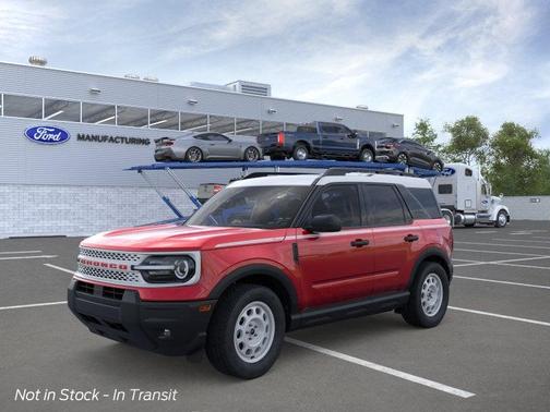 RUBY RED METALLIC TC 2026 Ford Bronco Sport Heritage