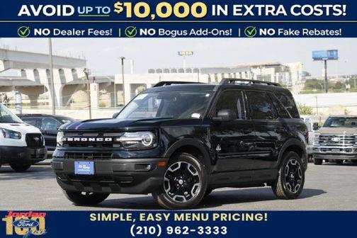 Shadow Black 2022 Ford Bronco Sport Outer Banks