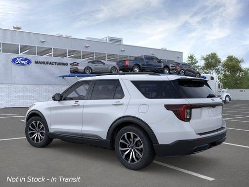 SPACE WHITE METALLIC 2026 Ford Explorer ST-Line