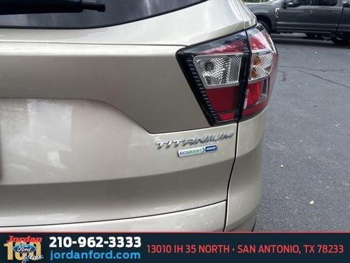 WHITE GOLD METALLIC 2018 Ford Escape Titanium