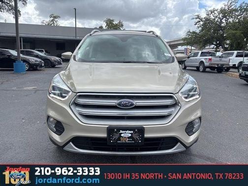 WHITE GOLD METALLIC 2018 Ford Escape Titanium
