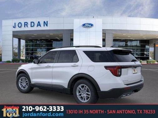 SPACE WHITE METALLIC 2026 Ford Explorer Active