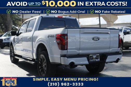 Space White Metallic 2025 Ford F-150 Lariat