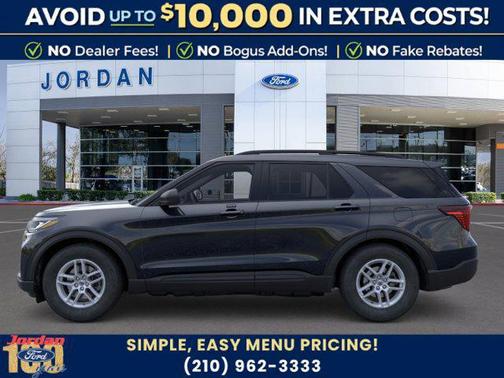 AGATE BLACK METALLIC 2026 Ford Explorer Active