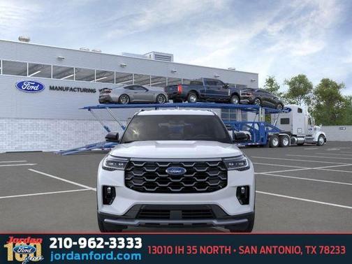 SPACE WHITE METALLIC 2026 Ford Explorer Platinum