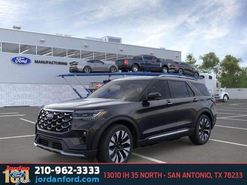 AGATE BLACK METALLIC 2026 Ford Explorer Platinum