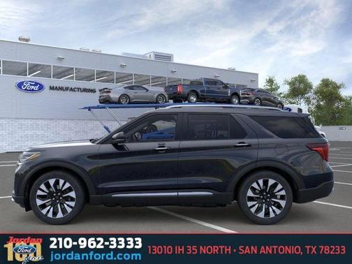 AGATE BLACK METALLIC 2026 Ford Explorer Platinum