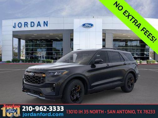 Agate Black Metallic 2026 Ford Explorer Tremor