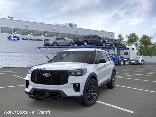 SPACE WHITE METALLIC 2026 Ford Explorer ST-Line