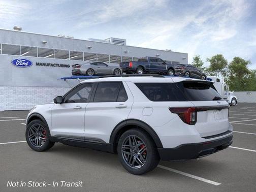 SPACE WHITE METALLIC 2026 Ford Explorer ST-Line