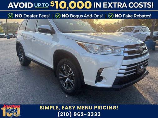 Blizzard Pearl 2019 Toyota Highlander LE