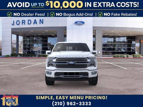 Star White Metallic Tri-Coat 2026 Ford F-150 Platinum