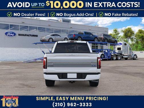 Star White Metallic Tri-Coat 2026 Ford F-150 Platinum