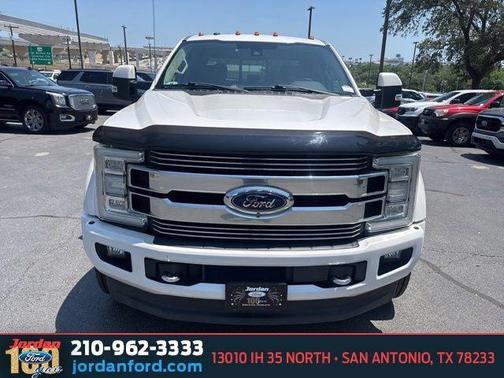 WHITE PLATINUM MET TRI-COAT 2018 Ford F-450 Limited