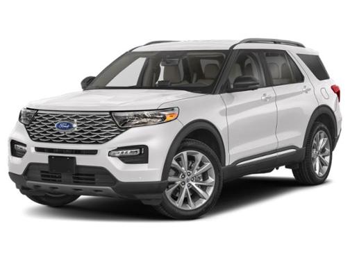 STAR WHITE MET TRI-COAT 2023 Ford Explorer Platinum