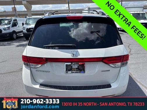 White Diamond Pearl 2015 Honda Odyssey Touring