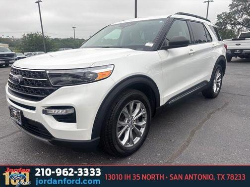 STAR WHITE MET TRI-COAT 2023 Ford Explorer XLT