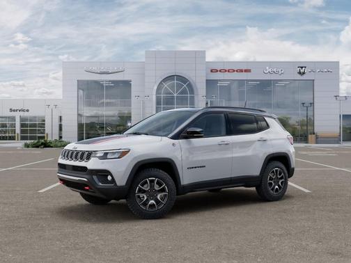 Bright White Clearcoat 2026 Jeep Compass Trailhawk