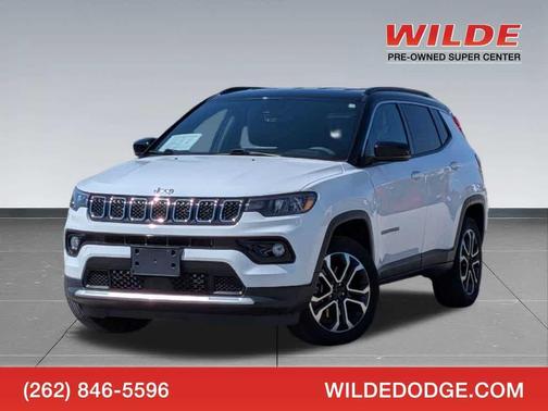 Bright White Clearcoat 2024 Jeep Compass Limited