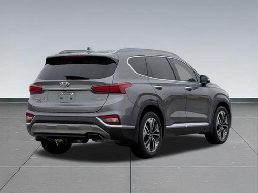 Machine Gray 2019 Hyundai SANTA FE Ultimate
