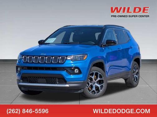 Hydro Blue Pearlcoat 2025 Jeep Compass Limited