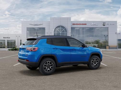 Hydro Blue Pearlcoat 2026 Jeep Compass Trailhawk