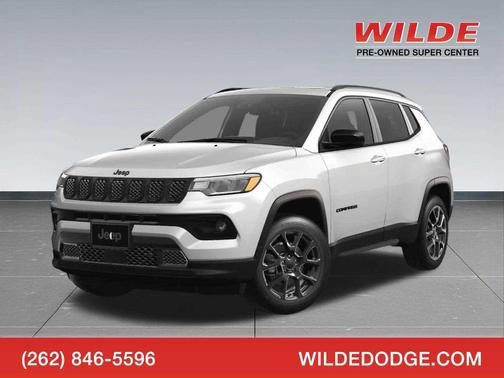 Bright White Clearcoat 2025 Jeep Compass Latitude