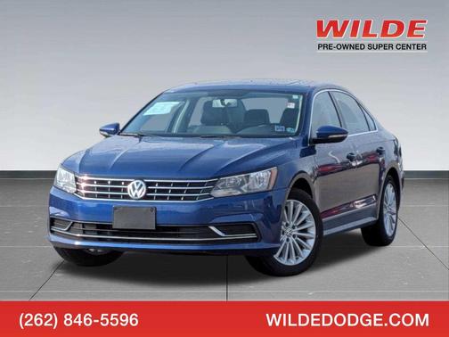 Blue 2016 Volkswagen Passat 1.8T SE
