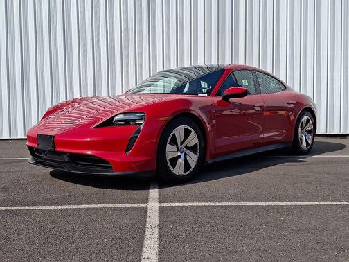 Carmine Red 2023 Porsche Taycan Base